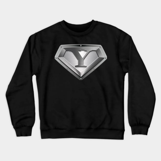 Super Sleek Style Y Symbol Crewneck Sweatshirt by TheGraphicGuru